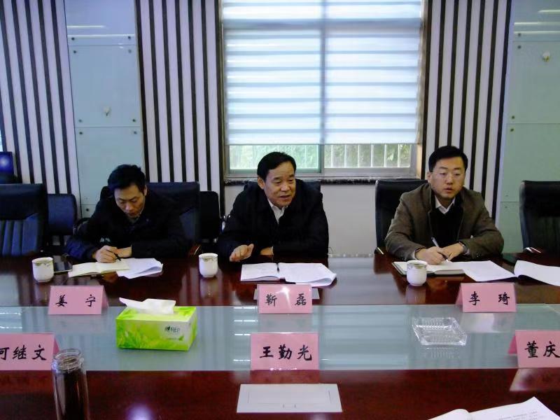 济南市民营经济发展局局长靳磊到AK官方网站集团调研