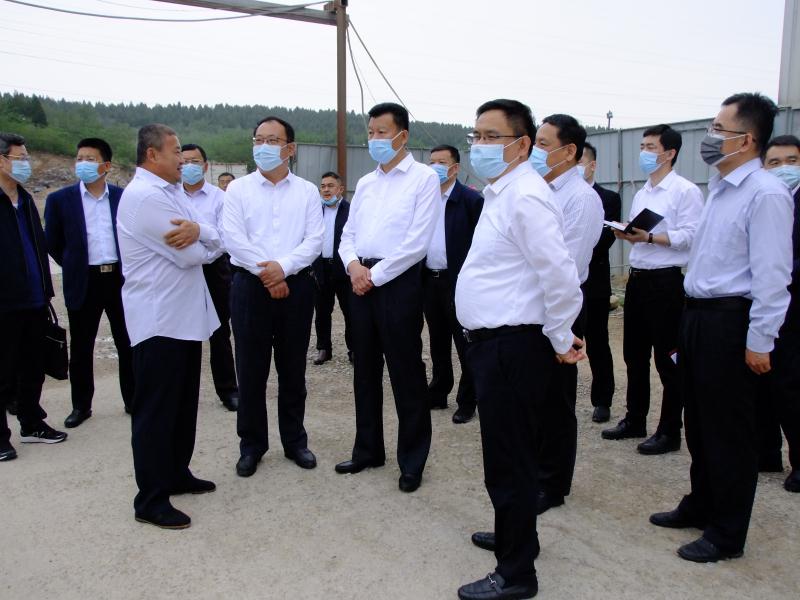 抓住项目不放松---王勤光到AK官方网站集团调研重点项目情况